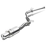 DNA MOTORING CBE-HC06EX Stainless Steel Cat Back Exhaust System [Compatible with 06-11 Honda Civic EX 1.8L]