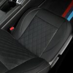 GIANT PANDA Leather Front Seat Covers for Nissan Rogue Altima Sentra Custom Fit Black - Image 7