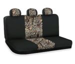 Black Camo Seat Covers: Maple Forest Design for Trucks, Cars & SUVs - Image 4