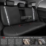 Luxe Rhinestone Car Seat Covers: Diamond Waterproof Universal Fit for SUV/MPV - Image 7