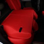 Honda Accord Leather Seat Covers Red Custom Fit 2018-2022 40/60 Split Rear Row - Image 3