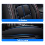 Nissan Sentra Custom Leather Car Seat Covers - Waterproof Black Red 2000-2024 - Image 8