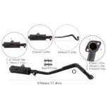Universal ATV Exhaust Pipe 28mm Muffler for 50-140cc Quad Dirt Bikes - Image 2