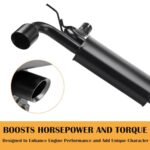 Jeep Wrangler JK Axle Back Exhaust 07-18 Stainless Steel Dual Tip - Image 7