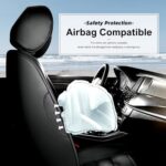 Premium Leather Honda CRV Seat Covers 2017-2022 Full Set Black Gray Custom Fit - Image 4