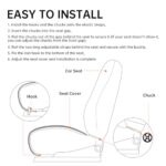 Premium Leather Car Seat Covers: Anti-Slip, Storage Pocket, Universal Fit (White) - Image 7