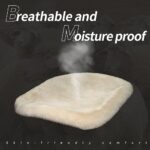 Luxury Sheepskin Car Seat Cover Cushion - Comfort & Style for Drivers - Image 5
