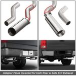 DNA Motoring Dual Cat-Back Exhaust for 04-08 F-150 Mark LT 4.6L 5.4L - Image 3