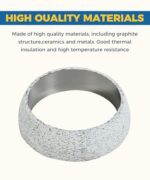 UBOG 2.25" Exhaust Donut Gasket Seal Ring for Cars Trucks Universal - Image 3