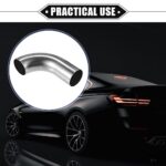 VekAuto 1.5" 90 Degree Stainless Steel Exhaust Elbow Pipe Tube - Image 2