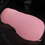 Leather Car Seat Covers Pink Universal Fit Driver & Rear Bench Protection - Image 9