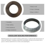 KVAEY 60mm Graphite Exhaust Gasket Seal for Car Truck RV SUV - Image 5