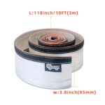 Aluminized Heat Shield Sleeve 3/4"-1" ID x 10FT Wire Hose Protection - Image 2
