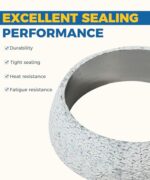 UBOG 2.25" Exhaust Donut Gasket Seal Ring for Cars Trucks Universal - Image 4