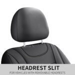 Premium Leather Car Seat Covers - Waterproof Universal Fit SUV Truck 2PC - Image 8
