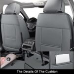 Luxury Waterproof Car Seat Covers Full Set - Universal Leather Fit Toyota Kia Ford - Image 2