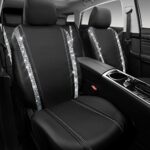 Luxe Rhinestone Car Seat Covers: Diamond Waterproof Universal Fit for SUV/MPV - Image 2