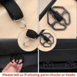 Waterproof Leather Car Seat Covers Full Set Beige Universal Fit - Image 8