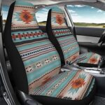Navajo Aztec Tribal Car Seat Covers 2PC Universal Women Auto SUV - Image 3