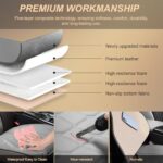 Premium Leather Car Seat Covers for Kia - Waterproof, Custom Fit, Gray (2-Pack) - Image 5