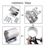 Premium Stainless Steel 2.5" Exhaust Clamp - Universal Automotive Repair Clamp - Image 5