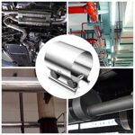 Stainless Steel 1.75" Exhaust Band Clamp Sleeve 45mm Butt Joint - Image 5