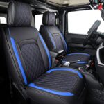 Aierxuan Jeep Wrangler Seat Covers: Waterproof Leather Custom Fit 2007-25 - Image 2