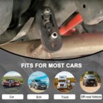 2PC Universal Rubber Exhaust Hangers 4-Hole Muffler Mount Kit 0.47in - Image 2
