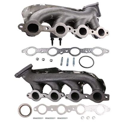MOSTPLUS 674-522 Left + 674-732 Right Exhaust Manifold Catalytic Converter Compatible for Chevy Silverado Tahoe GMC Sierra 1500 Yukon XL(Set of 2)