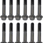 Dorman 03417B Install kit for mounting exhaust manifold to engine includes 12 -10X1.50mm bolts Compatible with Select Dodge / Ram Models