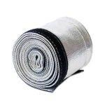 Aluminized Heat Shield Sleeve 3/4"-1" ID x 10FT Wire Hose Protection - Image 5