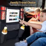 LUCMO Car Backseat Organizer with Tablet Holder 9 Pockets Black - Image 5