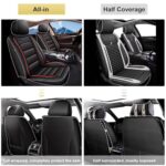 Mitsubishi Outlander Sport Leather Seat Covers - Premium Black & Red Trim - Image 5