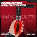 Exhaust Pipe Cutter Tool 3/4-3.25" Muffler Tailpipe Chain Cutter - Image 4