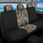 Black Camo Seat Covers: Maple Forest Design for Trucks, Cars & SUVs - Image 6
