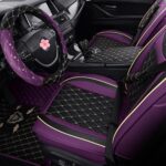 Luxe Waterproof Purple Car Seat Covers - Universal Fit SUV Truck Protection - Image 2