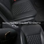 Black Panther Luxury Car Seat Covers | Universal Fit Anti-Slip Diamond Pattern - Image 3