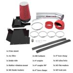 Cold Air Intake Kit for Chevy Silverado GMC V8 1999-2006 | Performance Silver Tube - Image 3