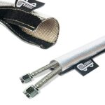 Aluminized Heat Shield Sleeve 3/4"-1" ID x 10FT Wire Hose Protection - Image 4
