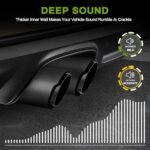 AUTOSAVER88 2.5" Carbon Fiber Exhaust Tip 4" Outlet Stainless Steel - Image 6