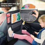 LUCMO Car Backseat Organizer with Tablet Holder 9 Pockets Black - Image 3