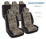 Black Camo Seat Covers: Maple Forest Design for Trucks, Cars & SUVs - Image 7