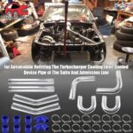 BAGARAATAN 3" Aluminum Intercooler Piping Kit U-Pipe T-Clamps - Image 4