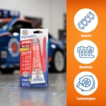 Permatex Red High Temp Gasket Maker Sealant 3oz 650F - Image 5