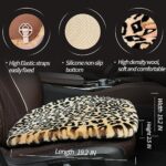 Luxury Sheepskin Car Seat Cover Cushion - Comfort & Style for Drivers - Image 3