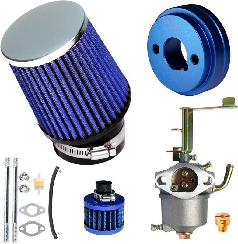 Unleash Power: Blue Performance Carb Kit for Mini Bikes
