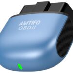 AMTIFO Bluetooth OBD2 Scanner Wireless - Auto-Connect, Clear Engine Codes, Live Data & Performance Monitoring, Works with iOS/Android - Vehicle Diagnostic Tool for Car Owners & DIY Enthusiasts