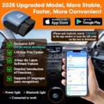 AMTIFO Bluetooth OBD2 Scanner for iPhone Android Car Diagnostic Tool - Image 2
