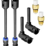 Air Suspension Strut Elbow with Hose Repair Kit Fit for Jeep Grand Cherokee Quadra Lift 2011-2020, Replace 68084809AA 2 Pack