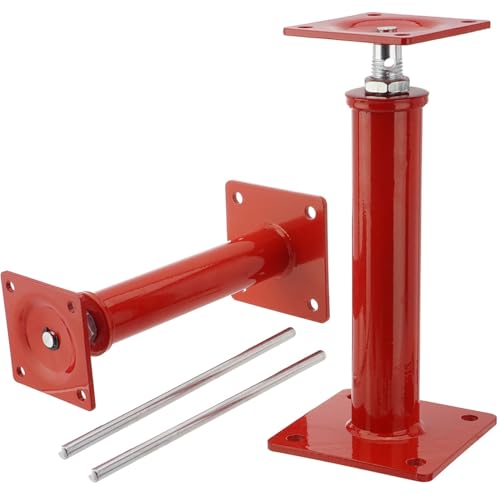 B4B BANG 4 BUCK House Jacks for Leveling Crawlspace, 11" B4B BANG 4 BUCK House Jacks for Leveling Crawlspace, 11" - 16" Height Range, 11023 lbs Max Load Capacity, House Floor Jacks Post Pole for Leveling, 2 Pack